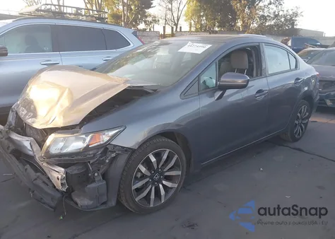 2015 Honda Civic Ex-L from USA, damaged, VIN 2HGFB2F96FH520831